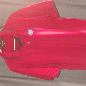 Antigua Chicago Cubs red polo shirt. Size L